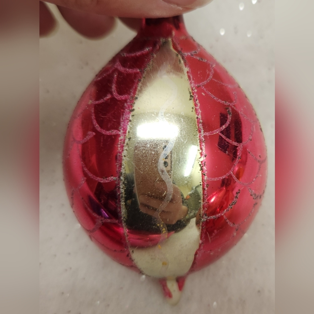 Vintage Mercury Glass Ornament Set - Picture 8 of 10